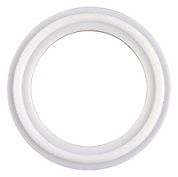 PTFE Tri-Clamp Sanitary Gasket and clamp assembly for food and pharmaceutical pipeline connection
